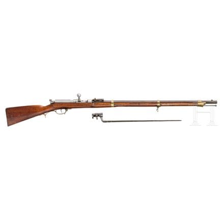 Fucile da fanteria M 1862 della Spandau, con baion