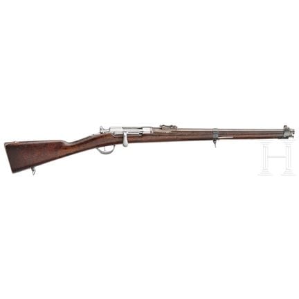 Una carabina Chassepot M/71 modificata  
Calibro 1