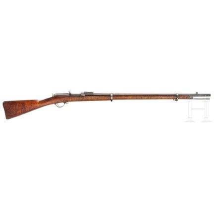 Un fusil de infantería Berdan II, Tula, 1881  
Cal