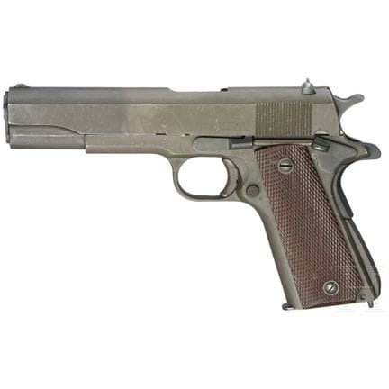 雷明顿-兰德（Remington Rand）1911 A1型  
序列号一致。枪管为High Sta