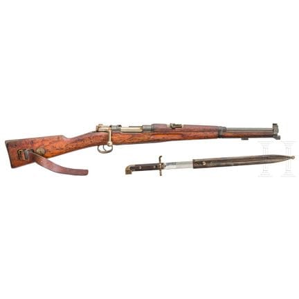 Un Carl Gustaf modelo M/96, 1914  
Calibre 6,5x55S