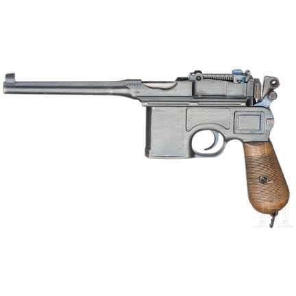 Una Mauser C 96 "Wartime Commercial", con calcio  