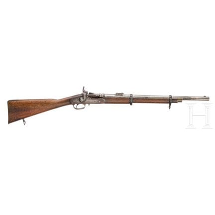 A short rifle, Barnett, Snider system  
Caliber .5