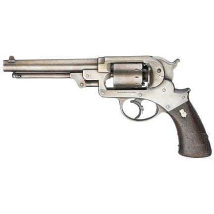 斯塔尔武器公司（Starr Arms）1858型陆军双动（D.A.）手枪  
口径 .44（黑火药）