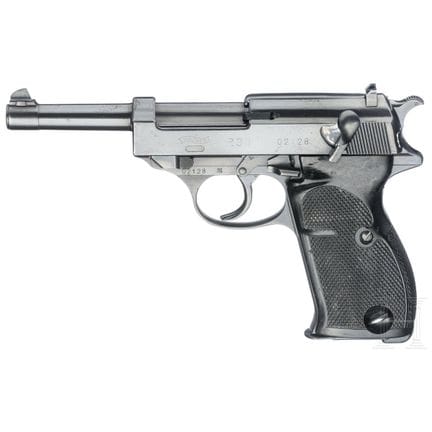 Walther P38 "Nullserie", 2nd pattern, with holster