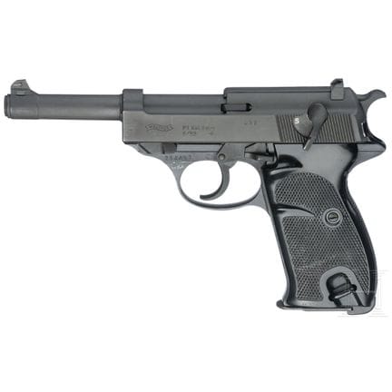 Una Walther Ulm, mod. P1, BW  
Calibro 9 mm Luger,