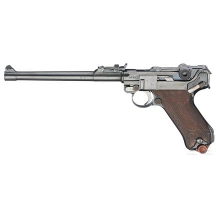 Una Luger da artiglieria della DWM, 1917  
Calibro