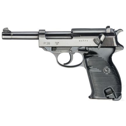 A Mauser Mod. P38, code "svw 46"  
Kal. 9mmLuger, 