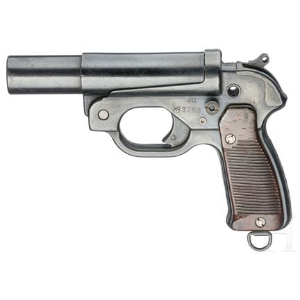 A HASAG (Code "wa") Mod. LP 42 flare gun  
Kal. 4(
