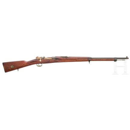 Un Mauser Mod. M/96, 1900  
Calibre 6,5x55SE, n.º 