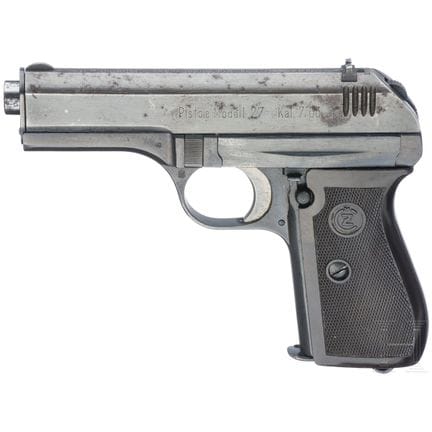 A CZ Mod. 27, Wehrmacht  
Calibro 7,65 mm Browning