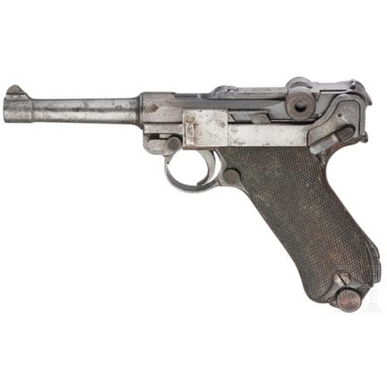Una Luger DWM, 1918  
Calibro 9 mm Luger, n. 4636h