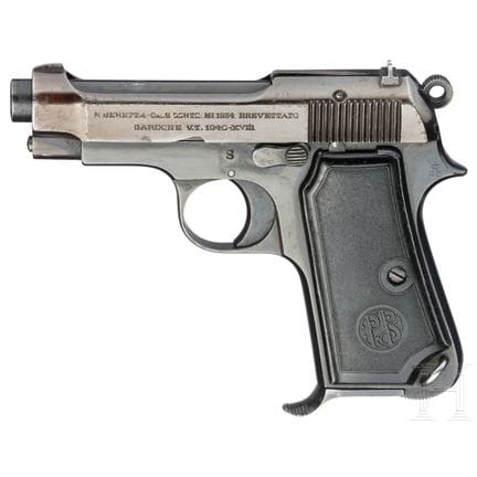 Una Beretta Mod. 1934  
Calibre 9 mm Browning K, n