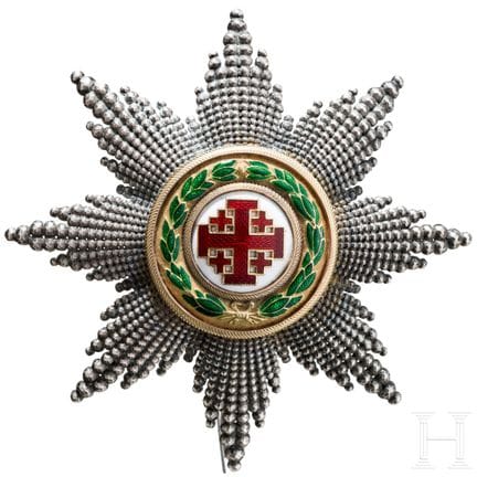 Ordre du Saint-Sépulcre – étoile pectorale  
Étoil