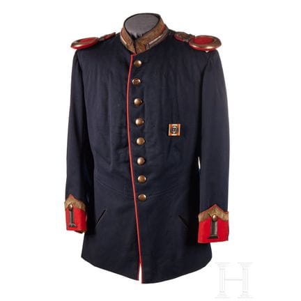 A Prussian Guard Landwehr 1867 Leutnant Waffenrock