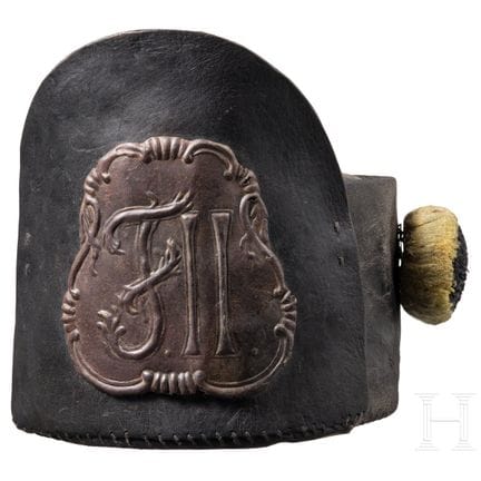 Una gorra utilizada por los regimientos de fusiler