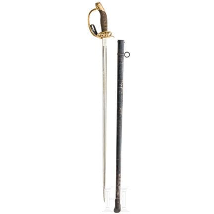 A small-sword M 1889 for officers of the infantry,