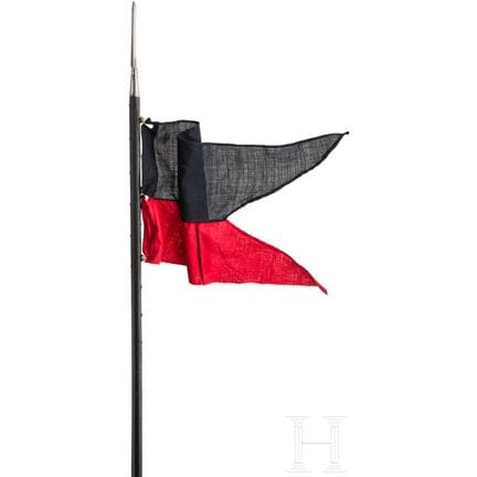 Una lanza de caballería M 1823 con bandera  
Hoja 