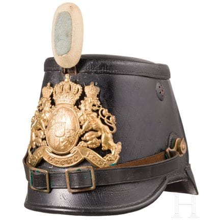 Uno shako M 1895 per i soldati semplici delle trup