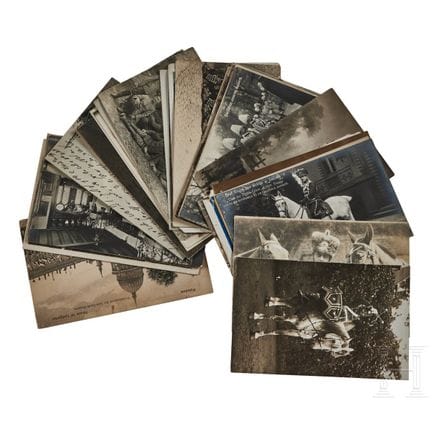 Conjunto de postales de la caballería prusiana, n.