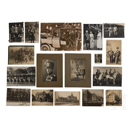 Fotografías de grupo de los húsares prusianos  
Di
