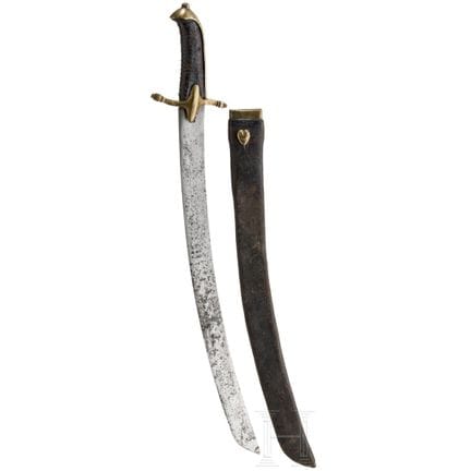 A Fusilier's sabre M 1780  
Leicht geschwungene Ke