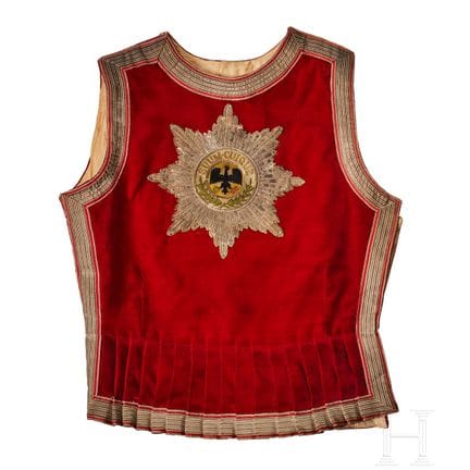Un gilet da ufficiale della Garde du Corps prussia