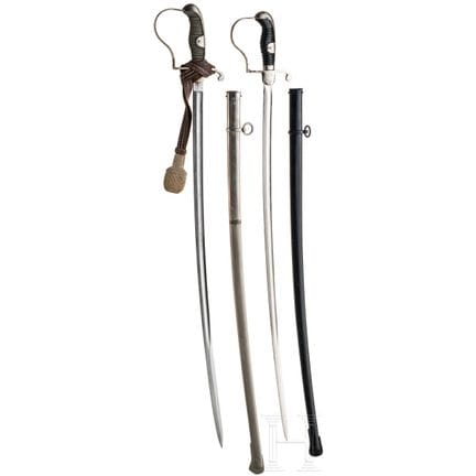 Two late sabres with Blücher hilts, 19th/20th cent