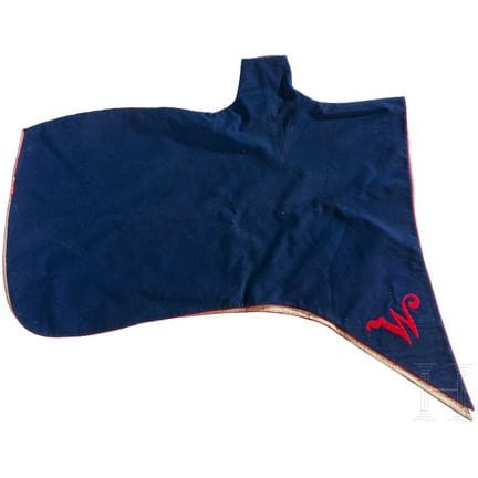 Una coperta da sella per i soldati di cavalleria c
