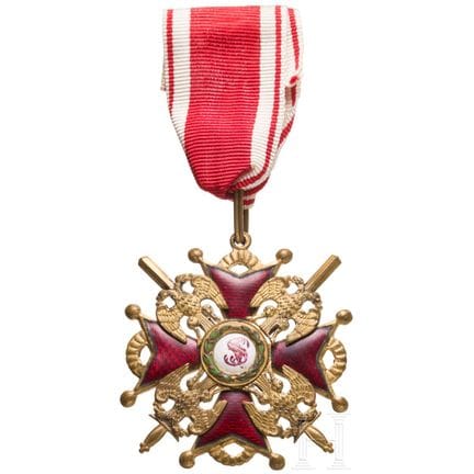 Ordre russe de Saint-Stanislas, croix de 2e classe