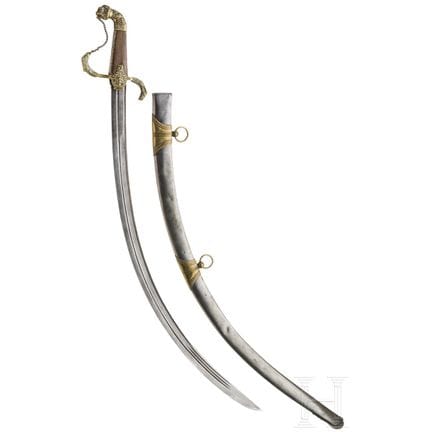 A French-style sabre for officers of the light cav