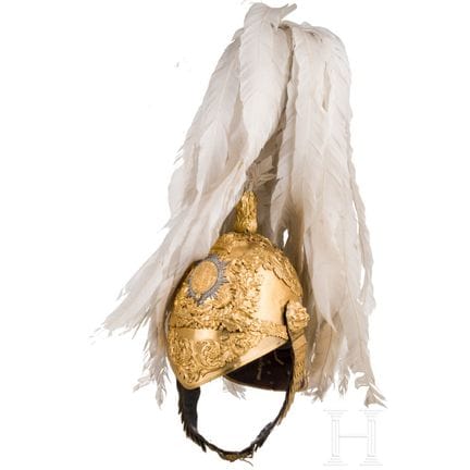 Un casco M 1848 para los oficiales del Honourable 