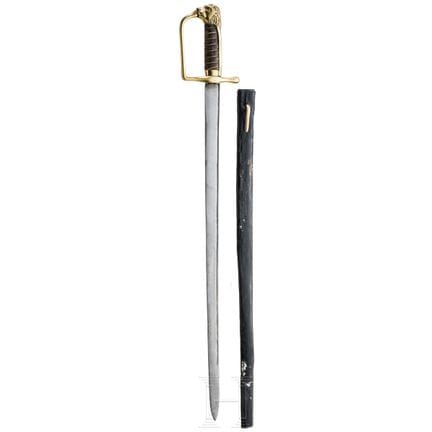 A short sword with a lion-head pommel, European, 1