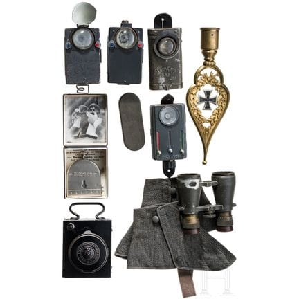 A small collection of equipment, mostly flashlight