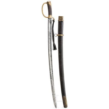 A dragoon shashka pattern M 1881, dated 1911  
Lei