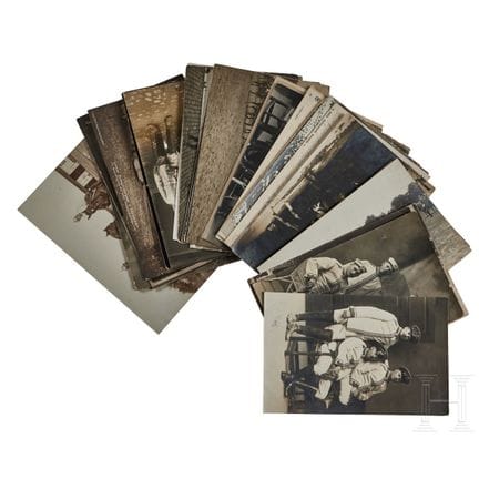 Conjunto de postales de la caballería prusiana, n.