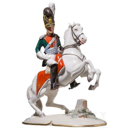A Bavarian Chevau-léger on horseback, Nymphenburg 