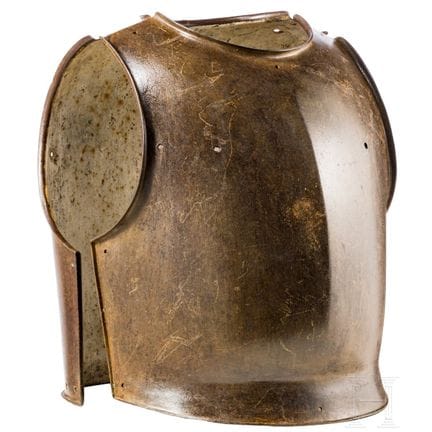 Una coraza M 1825 para soldados de los coraceros  