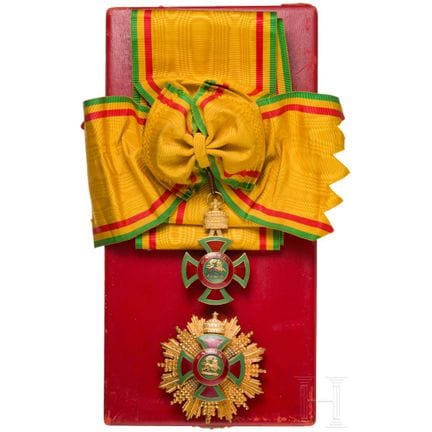 Ensemble de l'Ordre de l'empereur Ménélik II, 1re 