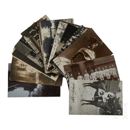 Conjunto de postales de la caballería prusiana, n.