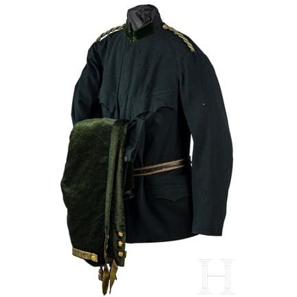 Componenti dell'uniforme dei funzionari di caccia 
