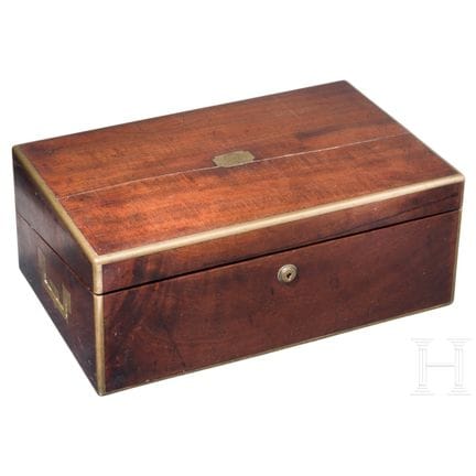 Almirante Sir William Hotham: su caja de escritura