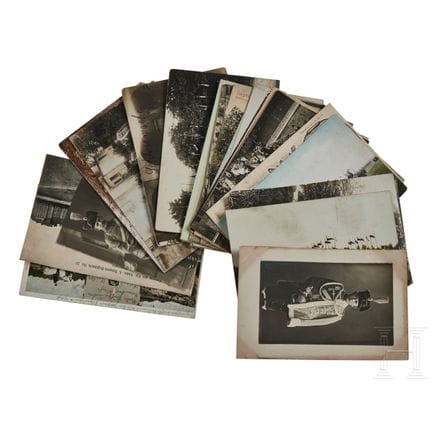 Conjunto de postales de la caballería prusiana n.º
