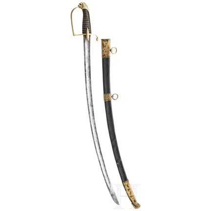A lion-head saber for infantry officers, circa 179