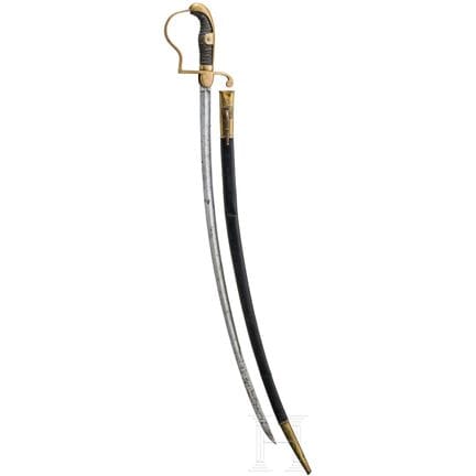 A sabre for members of the infantry, circa 1900  
