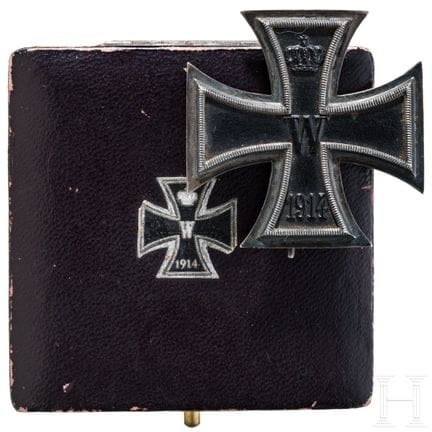 Une Croix de fer de 1914, 1re classe, fabriquée pa