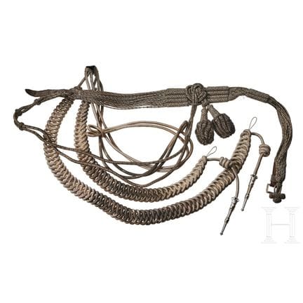 A Prussian Adjutant Aiguilette and Schärpe  
Geflo