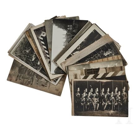 Conjunto de postales de la caballería prusiana, n.