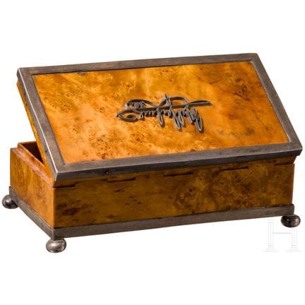 El emperador Guillermo II: caja de regalo de arce 