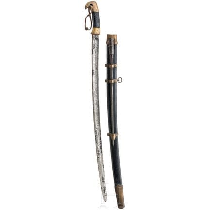 A Cossacks' shashka M 1881  
Beidseitig gekehlte R